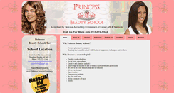 Desktop Screenshot of princessbeautyschool.com